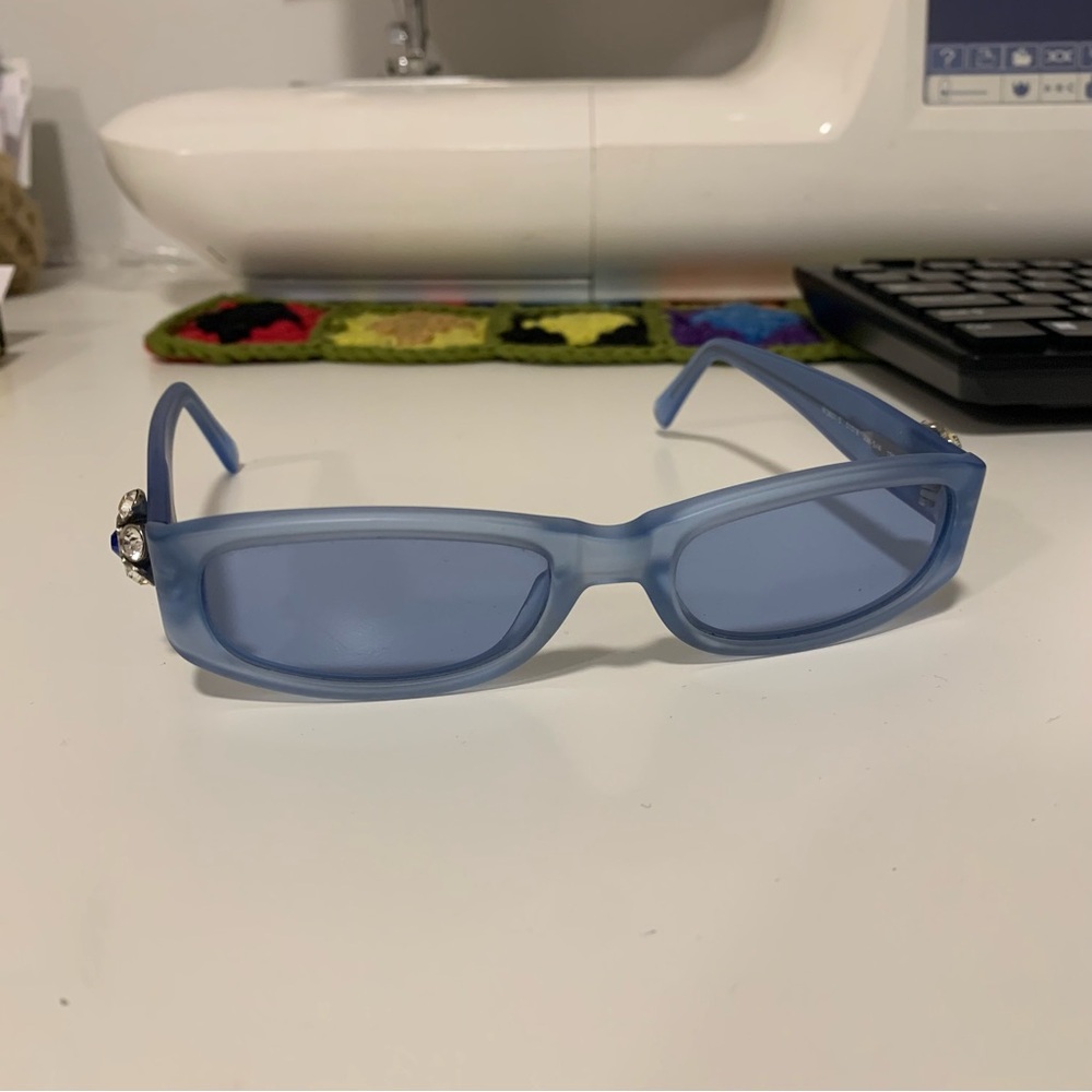 Vintage baby blue Moschino sunglasses